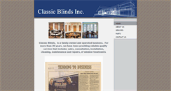 Desktop Screenshot of classicblindsinc.com